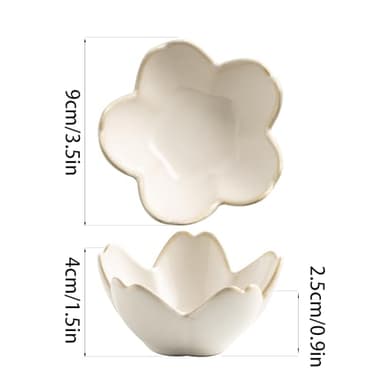 Flower Ring Holder Dish, Ceramic Jewelry Tray Dish, Small Trinket Dish, Jewelry Plate Bowl, Cute Jewlery Ring Holder Dish, Aesthetic Room Decor, Christmas Birthday Gifts for Women, 1 pack (white) - Image 4