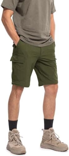 Moosehill Men's-Hiking-Pants Convertible Quick-Dry Water-Resistant Lightweight Zip-Off Outdoor with 5 Deep Pockets - Image 5