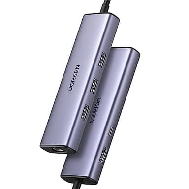 UGREEN Revodok 6 in 1 USB C Hub Gigabit Ethernet Adapter with 4K HDMI, 100W PD Charging, USB A Data Ports Compatible with Mac M1, M2, M3, iPad, iPhone 16 Pro/Pro Max, Steam Deck - Image 8