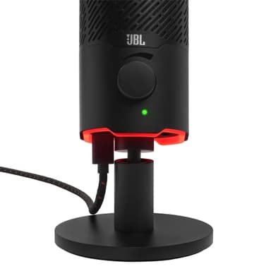 JBL Quantum Stream: Dual pattern premium USB Microphone for Streaming, Recording and Gaming, Voice monitoring with easy volume control, (Black) (Renewed) - Image 6
