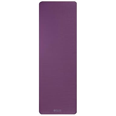 Gaiam Essentials Thick Yoga Mat Fitness & Exercise Mat with Easy-Cinch Carrier Strap, Purple, 72"L X 24"W X 2/5 Inch Thick, 10mm - Image 11