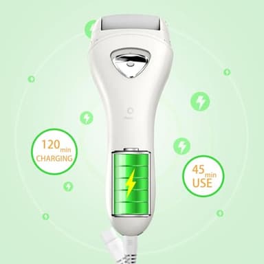 Electric Foot Callus Removers Rechargeable, Portable Electronic Foot File Pedicure Tools, Electric Callus Remover Kit, Professional Pedi Feet Care Perfect for Dead, Hard Cracked Dry Skin Ideal Gift - Image 5