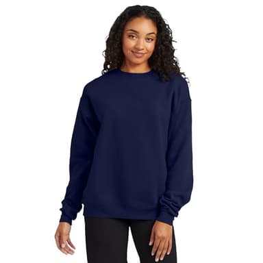 Hanes Men's EcoSmart Sweatshirt, Navy, 4XL - Image 3