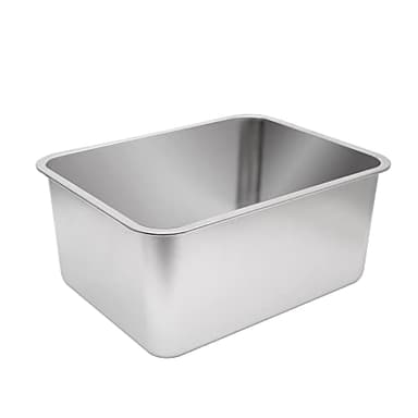 Kichwit Large Stainless Steel Cat Litter Box with High Sides, Metal Litter Pan for Cat, Non Stick Smooth Surface, Easy to Clean (17.5" L x 13.5" W x 7.9" H) - Image 7