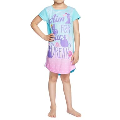 Disney Girls' Princess 3-Pack Nightgown, GIRLS RULE 3, 6 - Image 4