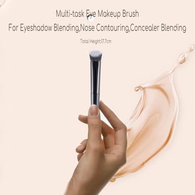 ENERGY Concealer Brush– Angled Synthetic Bristles for Seamless Under Eye Coverage, Spot Blemish Corrector, Nose Contours,Precision Makeup Brush for Liquid Cream Concealer Application - Image 3