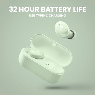 Back Bay Audio Tempo 30 Wireless Earbuds for Small Ears - Award-Winning Sound, Sweatproof Bluetooth Earbuds, Comfortable Ear Buds for Women, Green Earphones Small Ear Canals, Long Battery Headphones - Image 6