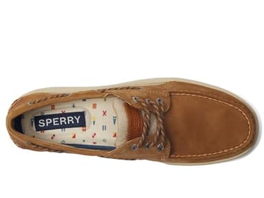 Sperry Mens Shoes Men's Billfish 3-Eye Boat Shoe, TAN Nubuck, 10 - Image 2