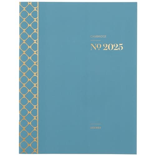 Cambridge 2025 Planner, Monthly, 8-1/2" x 11", Large, WorkStyle, Seaside Blue (1606-091-12-25) - Image 1