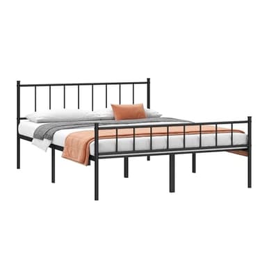 DIIYIV Queen Bed Frame-Classic Metal Platform Bed Frame,Mattress Foundation with Steel Slat Support,Under Foundation Storage,No Box Spring Needed, Easy Assembly, Queen Size - Image 9