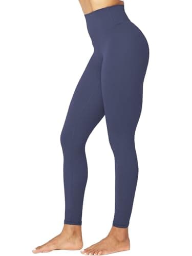 Sunzel Sunzfly Workout Leggings for Women, Tummy Control Compression Workout Gym Yoga Pants, High Waist & No Front Seam Lycra Ash Blue Medium 26" - Image 3