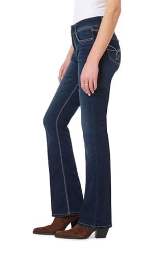 WallFlower Women's InstaStretch Luscious Curvy Bootcut Jeans, Betsy Pure, 7 Short - Image 3
