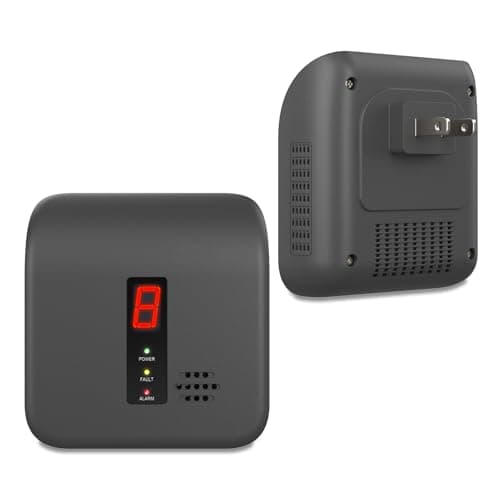 Natural Gas Detector,Y401 Plug in Gas Leak Detector, Propane Gas Detector for Home, Kitchen,Leak Gas Alarm for LNG,LPG,Methane,Camper (1Pack, Black) - Image 1