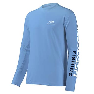 BASSDASH Fishing T Shirts for Men UV Sun Protection UPF 50+ Long Sleeve Tee T-Shirt - Image 1