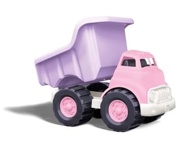 Green Toys Dump Truck in Pink Color - BPA Free, Phthalates Free Play Toys for Improving Gross Motor, Fine Motor Skills. Play Vehicles - Image 3