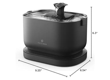 PETLIBRO Cat Water Fountain, Cordless Pet Water Fountain Battery Operated, 2.5L/84oz Dockstream Water Fountains for Cats Indoor, Cat Fountain with Stainless Steel Tray, Easy to Clean BPA-Free - Image 8