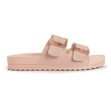 MUK LUKS Women's Grand Cayman Sandal, Blush, 8 - Image 7