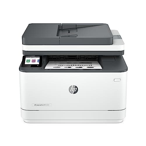 HP LaserJet Pro MFP 3101fdw Wireless Black & White All-in-One Laser Printer, Scanner, Copier, Fax, Best-for-Office (3G628F) - Image 1