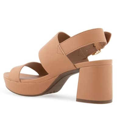 Aerosoles Women's CAMILIA Heeled Sandal, Natural, 7 Wide - Image 7