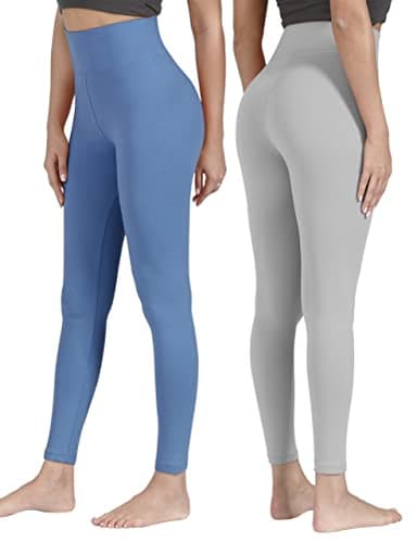 VALANDY 7 Pack Plus Size High Waisted Leggings for Women, Buttery Soft Yoga Pants for Workout Running(Full Length) - Image 2