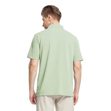 M MAELREG Mens Polo Shirt Short Sleeve Casual Solid Quick Dry Fit Lightweight Performance Sport Mens Golf Shirt - Image 4