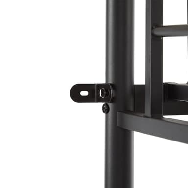 VINGLI Full Size Loft Bed Kids Loft with 2 Stairs Design,Space-Saving Double Bed for Teens, Adults, Heavy Duty Metal Square Slat, No Box Spring Needed,Black - Image 6