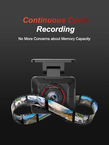 Dash Cam FHD 1080P Car Camera, AKEEYO WiFi Dash Camera for Cars,Mini Front Wireless Dash Cam with App,WDR Night Vision, G-Sensor,24H Parking Mode, Loop Recording, Dashcam Support 256GB Max - Image 9
