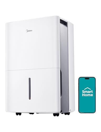 Midea 3,000 Sq. Ft. Energy Star Certified Dehumidifier With Reusable Air Filter 35 Pint - Ideal For Basements, Large & Medium Sized Rooms, And Bathrooms (White) - Image 1