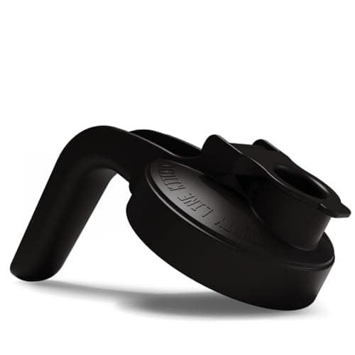 County Line Kitchen Wide Mouth Mason Jar Pour Spout Lid - Flip Cap Drinking/Canning Lids - Handle & Airtight Leak-Proof Seal - Accessories for Pitcher - Fits 32 oz & 64 oz, Black - 1 Pack - Image 1