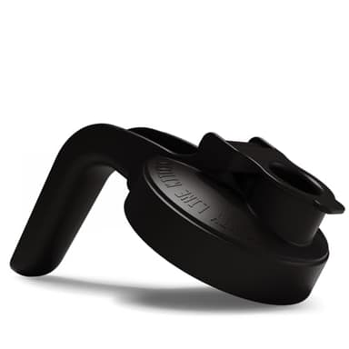 County Line Kitchen Wide Mouth Mason Jar Pour Spout Lid - Flip Cap Drinking/Canning Lids - Handle & Airtight Leak-Proof Seal - Accessories for Pitcher - Fits 32 oz & 64 oz, Black - 1 Pack - Image 1