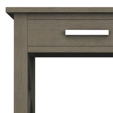 SIMPLIHOME Kitchener SOLID WOOD 21 inch Wide Square Contemporary End Side Table in Farmhouse Grey for the Living Room and Bedroom - Image 10