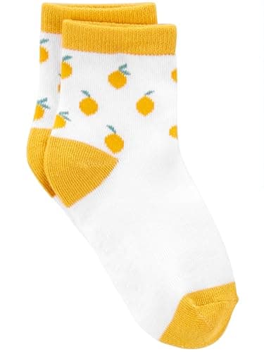 Simple Joys by Carter's Baby 12-Pack Socks, Multicolor/Flowers/Fruit/Hearts, 4-5T - Image 4