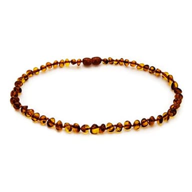 Amber Guru Baltic Amber Necklace (Authentic, Certified) - 12.5 inches - Unisex Jewelry - Cognac (Polished) - Real Amber Beads - Proud to Deliver Genuine Baltic Sea Wonder Handmade - Image 7