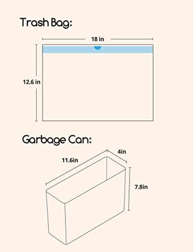 MeoWant Cat Litter Box Liners, Drawstring Receptacles Bags Thickened Waste Bag for MeoWant MW-SC01/MW-SC02 Automatic Cat Litter Box, 20pcs - Image 5