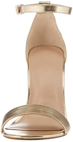 The Drop Women's Rebecca Strappy High Block Heel Sandal, Gold, 6.5 - Image 2