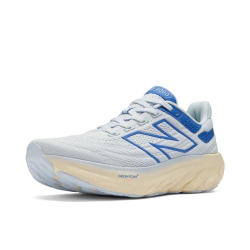 New Balance Women's Fresh Foam X 1080 V13 Running Shoe, Starlight/Marine Blue, 5 W - Image 1