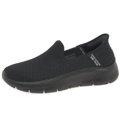 Skechers Women's Hands Free Slip-Ins Go Walk Flex-Relish Sneaker, Black, 8.5 - Image 1