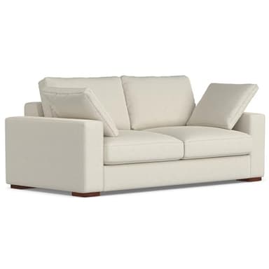 SIMPLIHOME Charlie Sofa in 100% Recycled Polyester Tightly Woven Performance Fabric, Cream, 78-inches Wide, Handcrafted Contemporary Style Loveseat Sofa or Couch for Living Room - Image 8