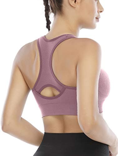Heathyoga High Impact Sports Bras for Women High Support Padded Sports Bra Workout Bras for Women Racerback Bra for Yoga - Image 4