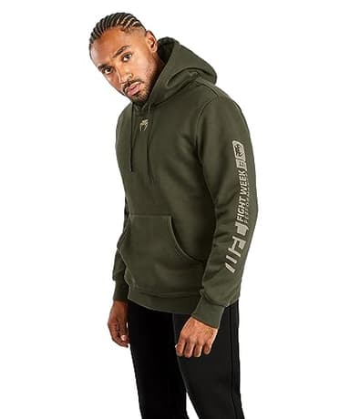 Venum Men's Standard UFC Adrenaline Fight Week Pullover Hoodie Green - Image 7