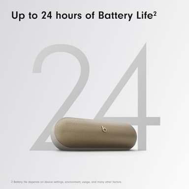 Beats Pill - Portable Bluetooth Speaker- Up to 24H Battery Life, Water Resistant, Bluetooth, Apple & Android Compatible, Seriously Loud Sound for Home, Outdoor and Travel- Champagne Gold - Image 5