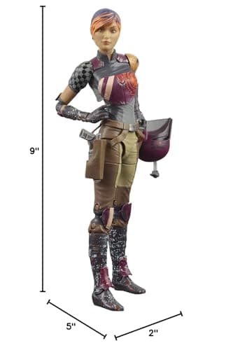 STAR WARS The Black Series Sabine Wren Toy 6-Inch-Scale Rebels Collectible Action Figure, Toys for Kids Ages 4 and Up - Image 7