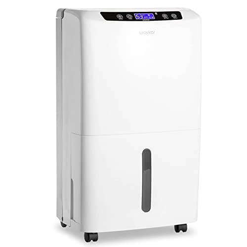 Waykar 2000 Sq. Ft Dehumidifier for Home and Basements, with Auto or Manual Drainage, 0.66 Gallon Water Tank Capacity - Image 1