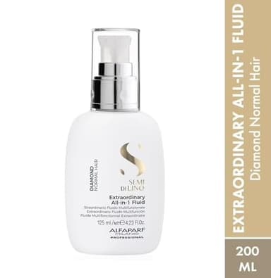 ALFAPARF MILANO Semi di Lino Diamond Extraordinary All-in-1 Leave-In Fluid with Thermal Protection - Detangles, Protects, Softens, Smooths, Controls, Seals Cuticles - Vegan Formula - 4.23 fl. oz. - Image 9