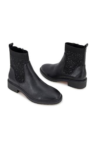 Kenneth Cole Reaction Women's Women's Lambert Jewel Fashion Boot, Black, 6.5 - Image 8