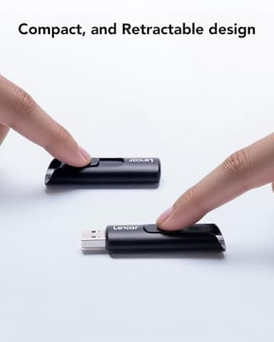 Lexar 64GB 3-Pack Flash Drive A30E USB 3.2 Gen 1, USB Drive up to 100MB/s, Storage Expansion and Backup for PC and Mac Systems - Image 3
