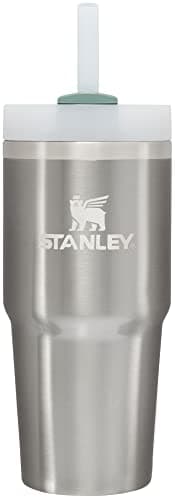 Stanley Quencher H2.0 Tumbler with Straw 14 oz | Flowstate 3-Position Lid | Cup Holder Compatible for Travel | Insulated Stainless Steel Cup | BPA-Free | Stainless Steel Shale - Image 1
