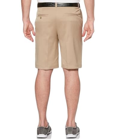 PGA TOUR Men's 9" Flat Front Golf Shorts with Active Waistband (Size 30-44, Chinchilla 2.0, 46 Big Tall - Image 2