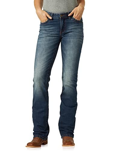 Wrangler Willow Mid Rise Performance Waist Boot Cut Ultimate Riding Jean, Rebecca, 5-38 - Image 1