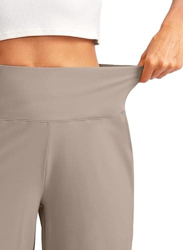 G Gradual Women's 12" Bermuda Long Shorts with Pockets High Waisted Stretch Knee Length Shorts for Women Summer Walking(Dark Khaki,M) - Image 4